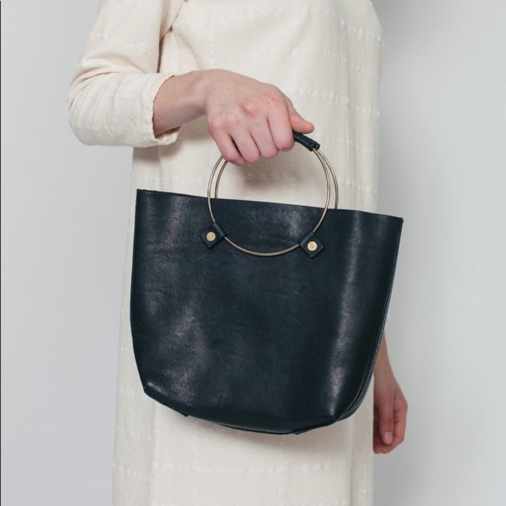 NWOT Tribe Alive Brass Handle Bag